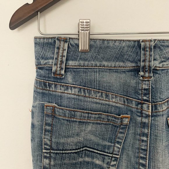 Armor Jeans, Jeans Mini Pencil Skirt, Vintage, Size 4 - Picture 12 of 14
